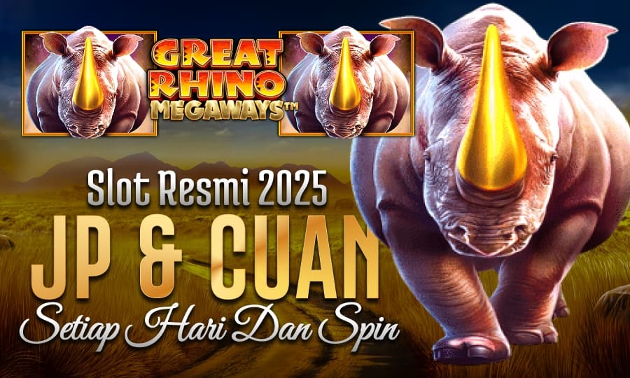Top Slot PP Great Rhino Megaways Slot Resmi 2025 Berikan JP & Cuan Setiap Hari dan Spin